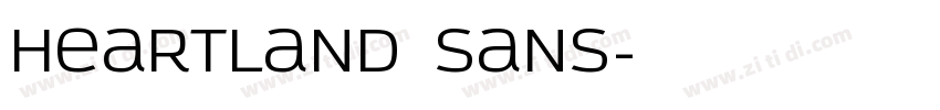 Heartland Sans字体转换
